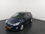 Ford Fiesta EcoBoost 100PK Titanium Automaat I Cruise I Clim, Gebruikt, Blauw, 620 kg, Origineel Nederlands
