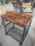 Serverwagen Wijnkast 60x40x75cm, Ophalen, 25 tot 50 cm, Rechthoekig, 50 tot 100 cm