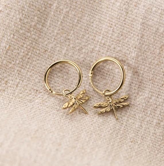Goldplated oorbellen met libelle
Sissy-Boy, Sieraden, Tassen en Uiterlijk, Oorbellen, Nieuw, Overige materialen, Goud, Ophalen of Verzenden