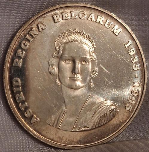 België 250 Fr. 1995 koningin Astrid, Postzegels en Munten, Munten | België, Zilver, Verzenden