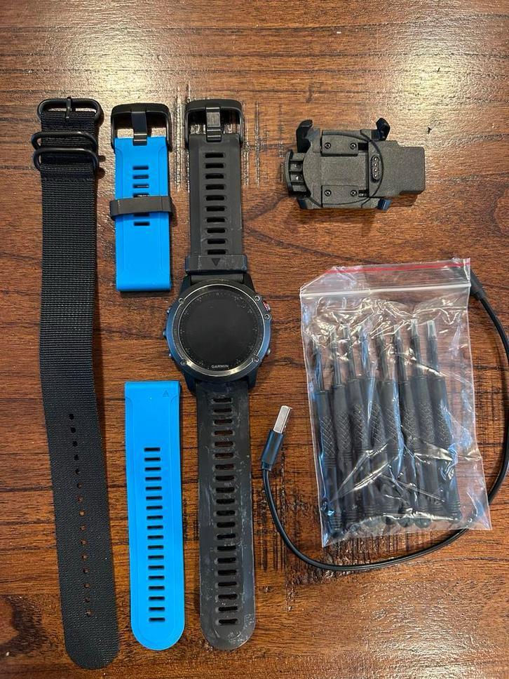 Garmin Fenix 3 - GPS Sporthorloge, Sieraden, Tassen en Uiterlijk, Sporthorloges, Gebruikt, Android, Zwart, Afstand, Waterdicht