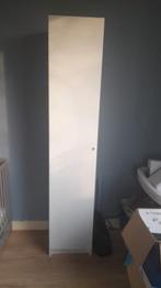 Smalle witte kast, Huis en Inrichting, Ophalen, Met plank(en), Minder dan 50 cm, 200 cm of meer