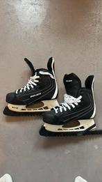 Zwart met witrw Bauer schaatsen, Sport en Fitness, Schaatsen, Ophalen, IJshockeyschaatsen, Bauer