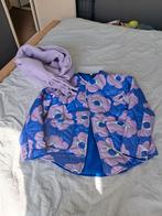 Hip jasje met bloemen print en sjaal maat s, Ophalen of Verzenden, Zo goed als nieuw, Maat 36 (S), Overige kleuren