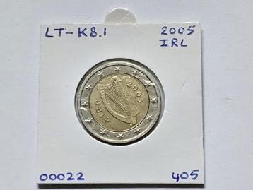 2-euromunt Ierland (IRL) 2005 Koers LT-K8.1 beschikbaar voor biedingen