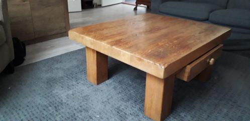 Bielzen salontafel, Huis en Inrichting, Tafels | Salontafels, Gebruikt, Minder dan 50 cm, 100 tot 150 cm, 100 tot 150 cm, Vierkant