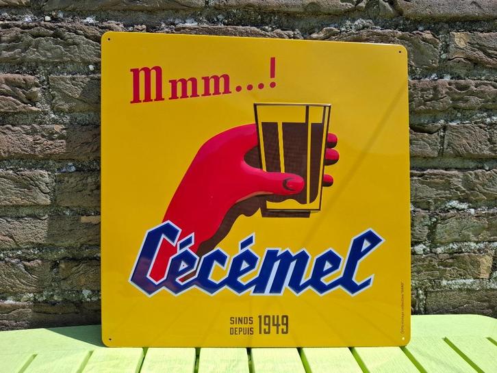 reclamebord Cecemel (zeldzaam), Verzamelen, Merken en Reclamevoorwerpen, Nieuw, Reclamebord, Ophalen of Verzenden