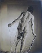 Foto: Nude with Net – Amerikaanse School, Antiek en Kunst, Ophalen of Verzenden