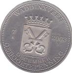 WADDIXVEEN GEBOORTEPENNING PRINSES CATHARINA AMALIA, Postzegels en Munten, Penningen en Medailles, Ophalen of Verzenden, Overige materialen