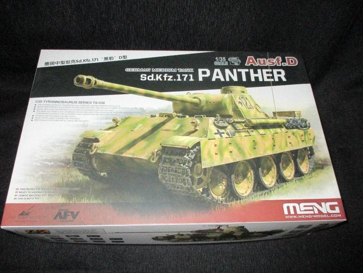 D-243,MENG 1-35,NO,TS-038,Sd.Kfz.171 Panther Ausf.D, Hobby en Vrije tijd, Modelbouw | Auto's en Voertuigen, Nieuw, Overige typen