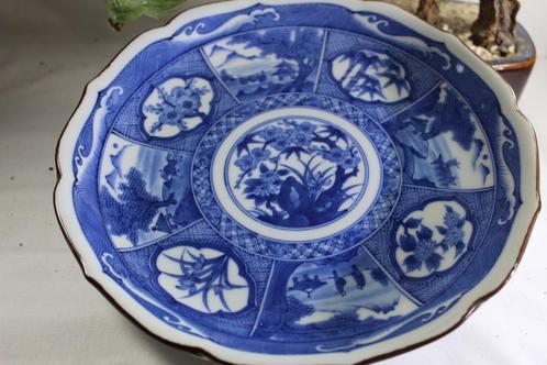 Chinees bord  , porselein wit-blauw | Export porselein, Antiek en Kunst, Curiosa en Brocante, Ophalen of Verzenden