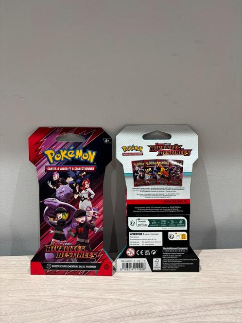 Destined Rivals Sleeved Booster sleeves booster French, Hobby en Vrije tijd, Verzamelkaartspellen | Pokémon, Nieuw, Ophalen of Verzenden