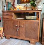 Vintage vitrinekast dressoir commode, Gebruikt, Ophalen of Verzenden