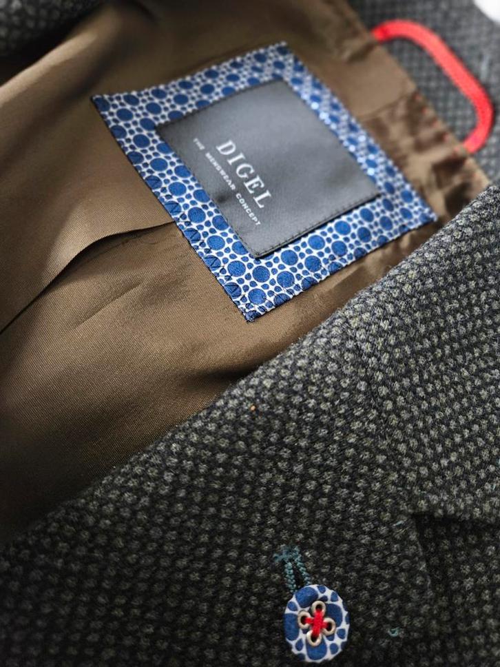 Digel Colbert Maat 24/48 Mosgroen comfortabel Wol €65, Kleding | Heren, Kostuums en Colberts, Nieuw, Maat 48/50 (M), Groen, Verzenden