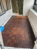 Ikea terras vlondertegels, Tuin en Terras, Ophalen, Zo goed als nieuw, Hout