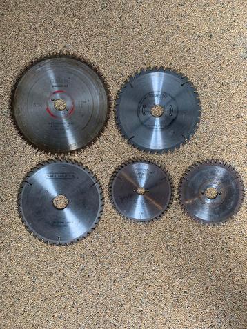 Diverse Cirkelzaagbladen - Metabo, Saemawerk, Kelfort beschikbaar voor biedingen