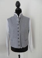 STEPPIN' OUT I Elegant gilet I Maat 40 I blauw I 100% linnen, Maat 38/40 (M), Blauw, Ophalen of Verzenden, Zo goed als nieuw