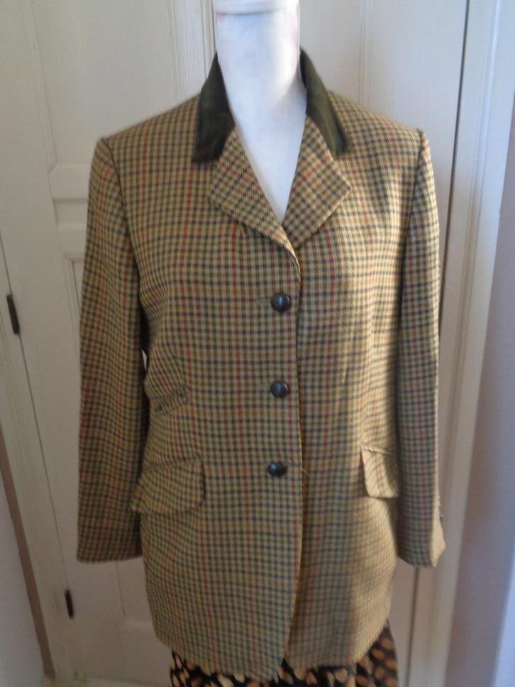 MAGEE /ARTHUR HARRISON engels geruit wollen jasje:mt 38:, Kleding | Dames, Jasjes, Kostuums en Pakken, Zo goed als nieuw, Jasje