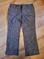 Nieuw grijs gemêleerde linnen pants maat 48, Nieuw, Grijs, Broek of Spijkerbroek, Ophalen of Verzenden