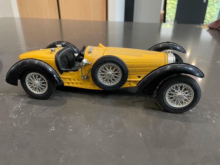 Bugatti Type 35 Modelauto - Jaren 20 Raceauto, Hobby en Vrije tijd, Modelauto's | 1:18, Gebruikt, Auto, Overige merken, Ophalen of Verzenden