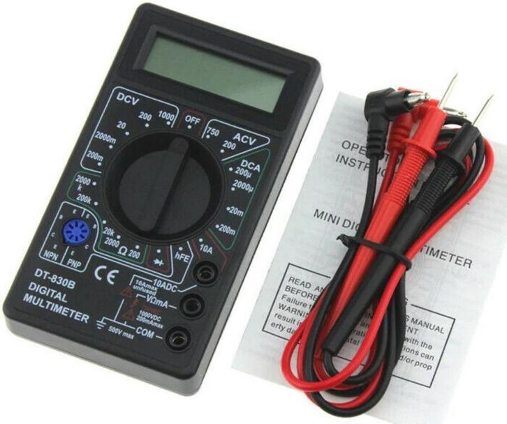 Multimeters in 3 modellen - Nieuw, Doe-het-zelf en Verbouw, Meetapparatuur, Nieuw, Multimeter, Ophalen of Verzenden