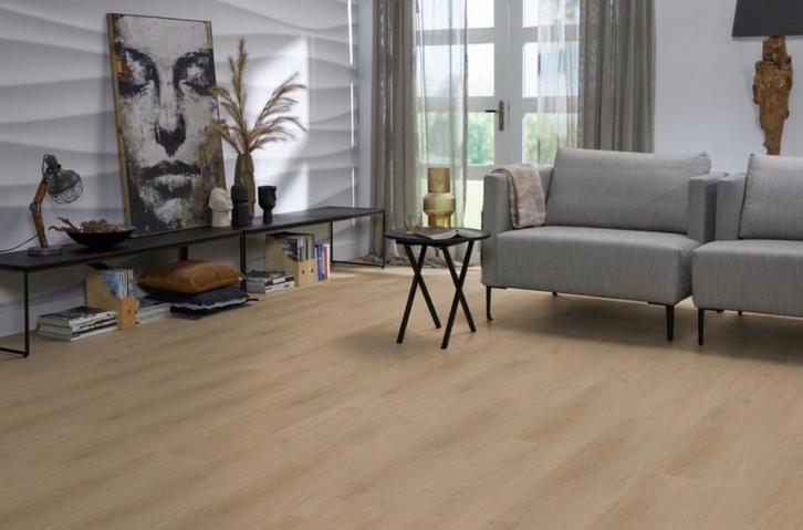 134.5m2 ambiant pvc click merton natural oak planken click, Huis en Inrichting, Stoffering | Vloerbedekking, Nieuw, Overige typen