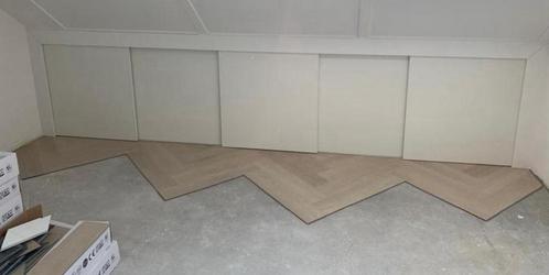 Schuifdeuren opmaat  voor de zolder knieschotten, Doe-het-zelf en Verbouw, Deuren en Horren, Zo goed als nieuw, Binnendeur, 215 cm of meer