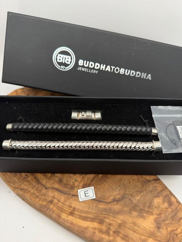 “BEN CUSTOMIZED” buddha to buddha maat E, Sieraden, Tassen en Uiterlijk, Armbanden, Zo goed als nieuw, Zilver, Zilver, Ophalen of Verzenden