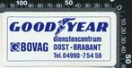 Sticker: Bovag Dienstencentrum Oost Brabant - Good Year, Verzamelen, Stickers, Auto of Motor, Ophalen of Verzenden, Zo goed als nieuw