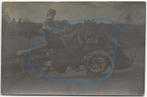 tricycle Leon Bollee fotokaart cyclecar, Ophalen of Verzenden, Voor 1920, Gelopen, Voertuig