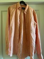 Cortefiel linnen overhemd oranje medium, Cortefiel, Oranje, Ophalen of Verzenden, Halswijdte 39/40 (M)