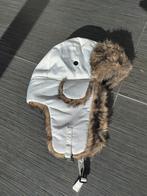 Gevoerde Wintermuts wit, Ophalen, Gedragen, Maat 48/50 (M), Muts