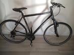 Zwarte Merida Crossway Hybride fiets weinig gebruikt, 28 inch, Gebruikt, Vering, 57 tot 61 cm