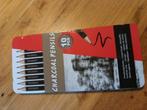 Charcoal pencils houtskoolpotloden negen stuks en een halve, Hobby en Vrije tijd, Tekenen, Ophalen of Verzenden, Zo goed als nieuw
