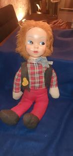 Vintage Pop met Rood Geruite Kleding, Ophalen of Verzenden