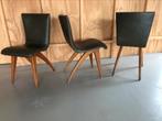 Vintage set of 6 design  C.J van Os Culemborg chairs, Huis en Inrichting, Stoelen, Vijf, Zes of meer stoelen, Gebruikt, Hout, Vintage 1960s