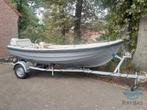 Admiral 431 sloep / 15 pk johnson / 2-cilinder/ 4-takt / con, Watersport en Boten, Sloepen, 10 tot 30 pk, Zo goed als nieuw, 3 tot 6 meter
