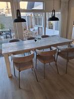 Eetkamertafel, Ophalen, Gebruikt, Eikenhout, 200 cm of meer