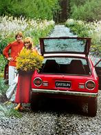 Datsun 120A Coupé Brochure, Test & Foto, Ophalen of Verzenden, Gelezen, Nissan