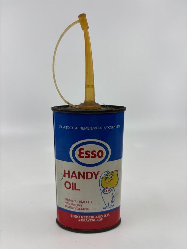 Vintage Esso Handy Oil Blikje – Petroliana / Verzameling, Verzamelen, Blikken, Gebruikt, Overige, Overige merken, Ophalen of Verzenden