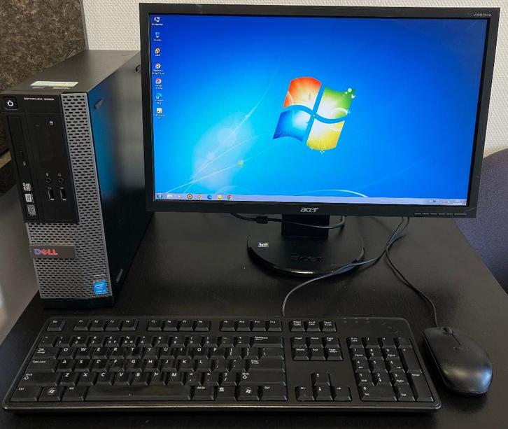 complete desktop computer set, Computers en Software, Desktop Pc's, Gebruikt, 2 tot 3 Ghz, Minder dan 4 GB, Met monitor, Virtual Reality