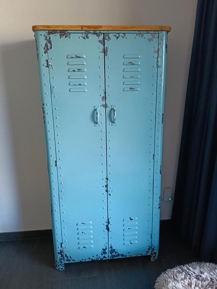 Dutchbone Kast Rusty metaal, Huis en Inrichting, Kasten | Wandmeubels, Zo goed als nieuw, 150 tot 200 cm, Minder dan 150 cm, 25 tot 50 cm