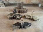 Oude houten Spicebox uit India landelijk sober stoer, Nieuw, Ophalen of Verzenden