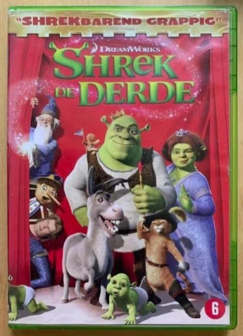 DVD Shrek de Derde; Dreamworks; shrekbarend grappig, Cd's en Dvd's, Dvd's | Tekenfilms en Animatie, Zo goed als nieuw, Amerikaans