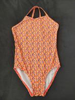 Badpak, oranje, bloemen, Name it, maat 122 128, nieuw, Kinderen en Baby's, Kinderkleding | Kinder-zwemkleding, Meisje, Badpak