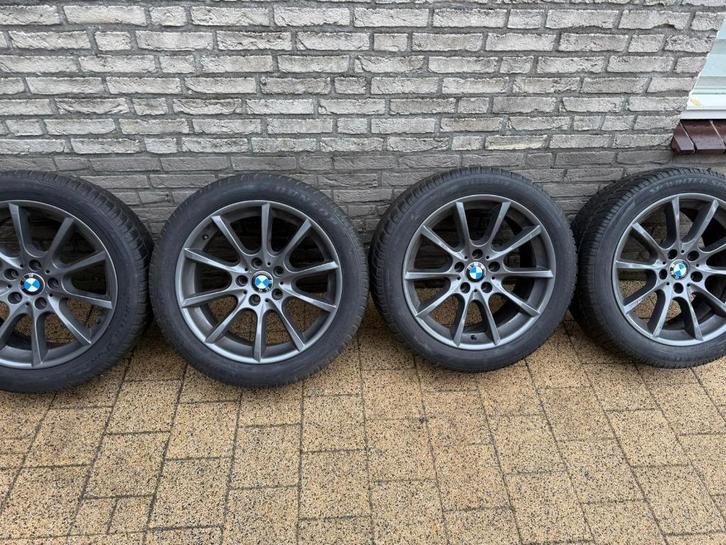 Style 281 18 inch velgen + banden bmw 5 en 6 serie, Auto-onderdelen, Banden en Velgen, Banden en Velgen, 18 inch, 245 mm, Personenwagen
