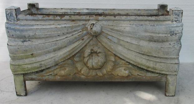 art deco gietijzeren plantenbak bloemenbak 12, Antiek en Kunst, Antiek | Overige Antiek, Ophalen