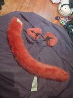 Furry ooren en staart rood, Ophalen of Verzenden
