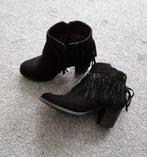 Zwarte enkellaarsjes maat 37, Ophalen of Verzenden, Zo goed als nieuw, Schoenen