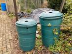 Regentonnen met kraantjes, Tuin en Terras, Regentonnen, Ophalen, Kunststof, Gebruikt, Met kraantje